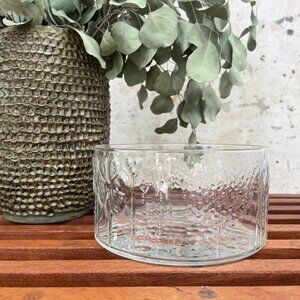 Vintage Oiva Toikka Finland Art Glass Bowl Nuutajärvi 7.5” MCM